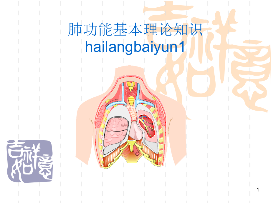 肺功能基础理论肺功能仪基础理论课件_第1页