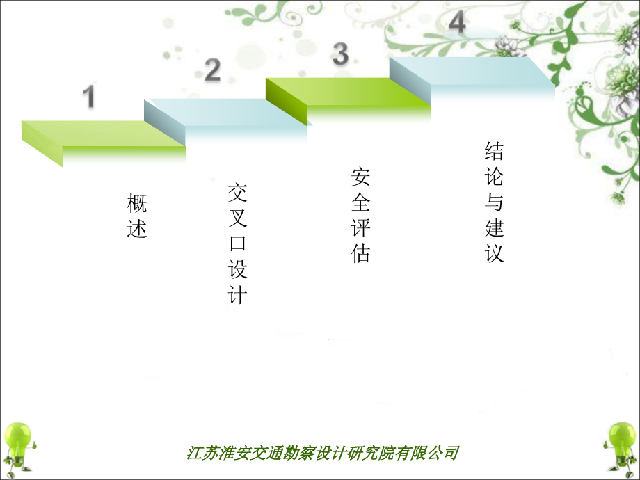 道路交叉口汇报课件_第1页