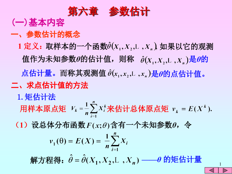 概率论与数理统计教材第六章习题课件_第1页