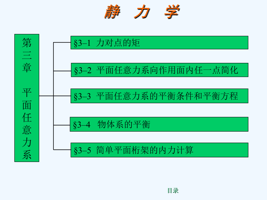 理论力学平面任意力系课件_第1页