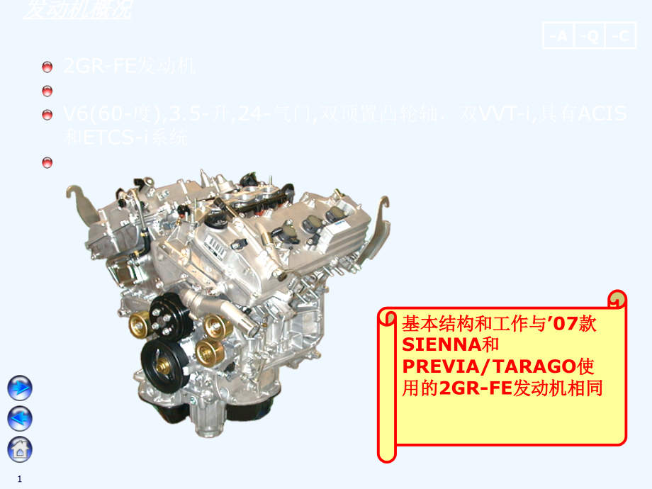 汉兰达新车培训资料Engine课件_第1页