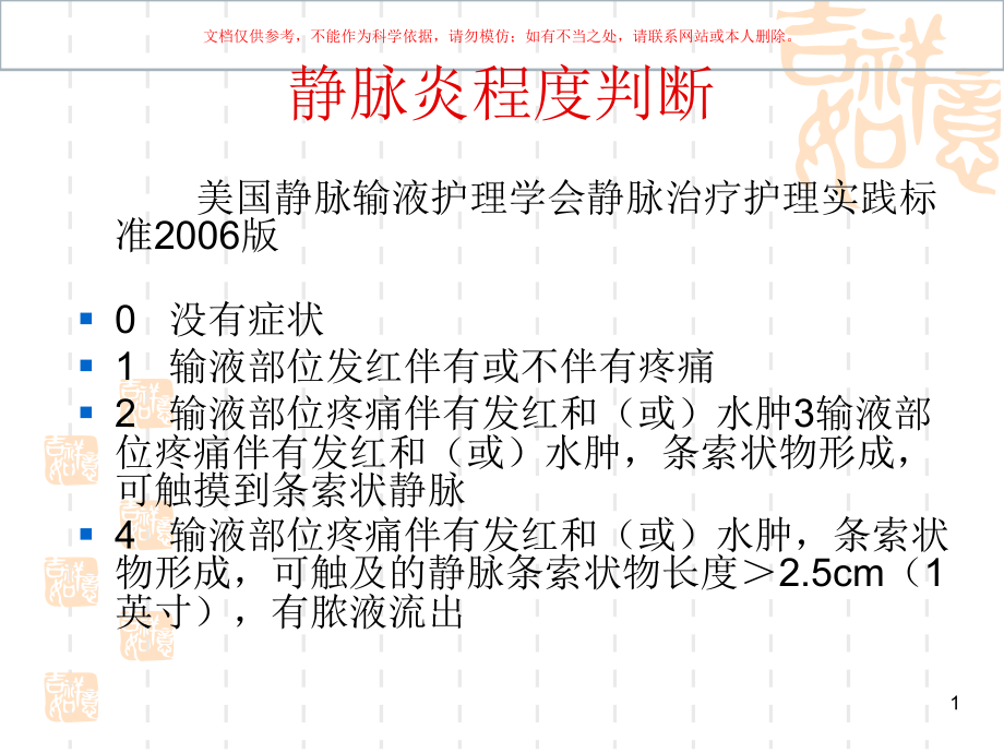 静脉用胺碘酮引起静脉炎的预防与处理ppt课件_第1页