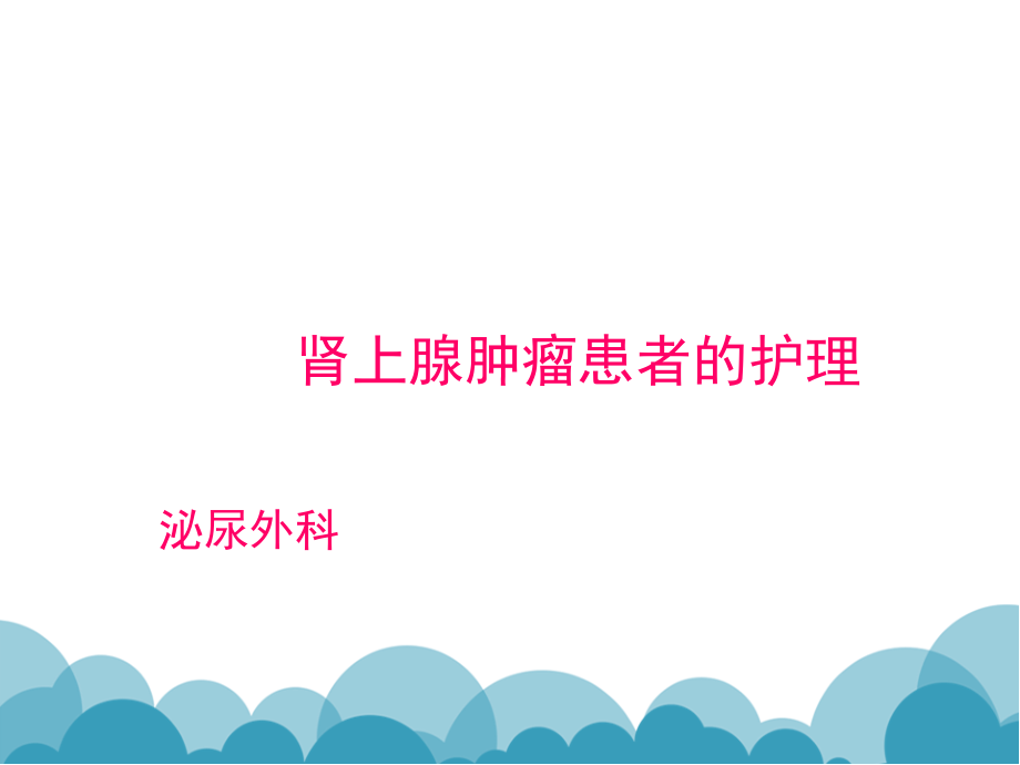 肾上腺肿瘤患者护理查房课件_第1页