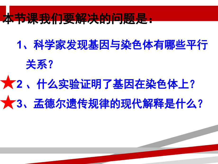 高中生物必修二第二章第二节基因在染色体上课件_第1页