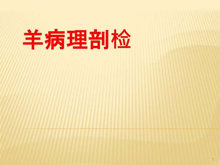 羊病理剖检医学课件_第1页