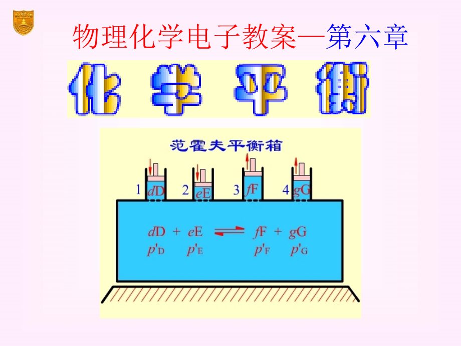 物理化学-化学平衡课件_第1页