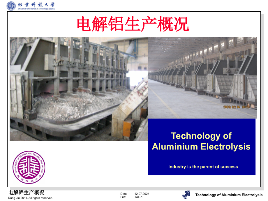 电解铝生产概况课件_第1页