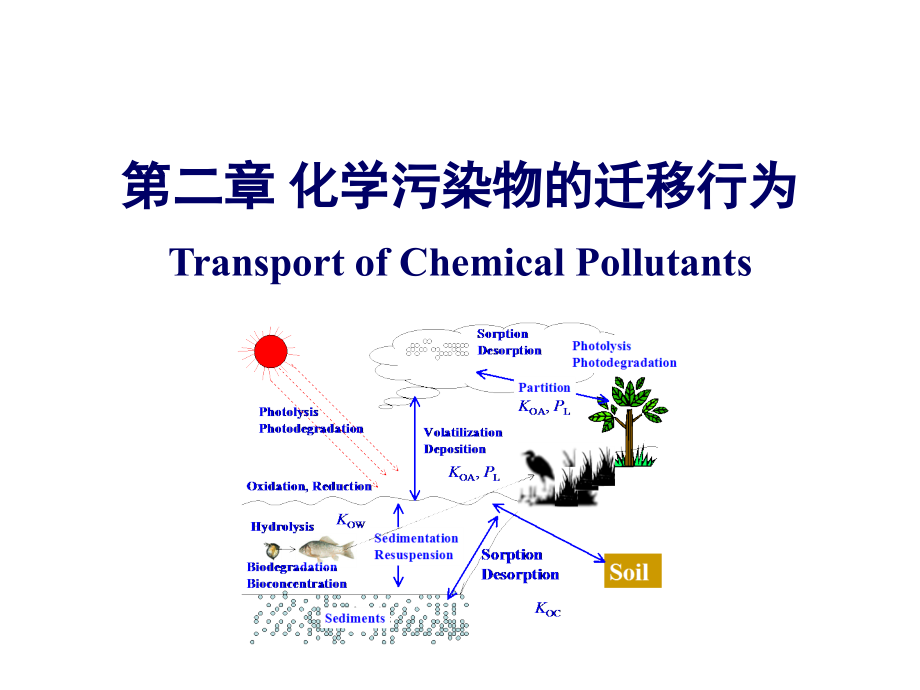 环境化学课件第二章-化学污染物的迁移行为_第1页