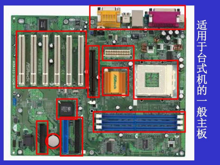 电脑主板结构知识教学课件_第1页