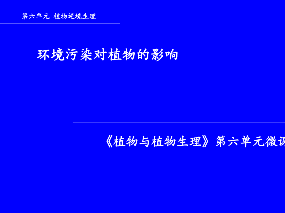 环境污染对植物的影响课件_第1页