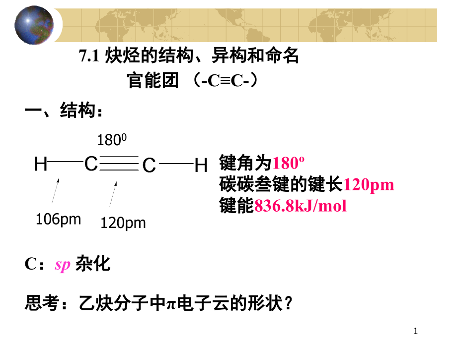 炔烃和二烯烃课件_第1页