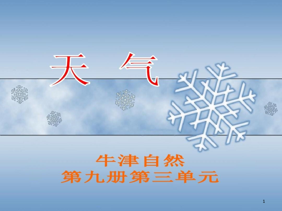 小学五年级自然科学《天气》课件_第1页