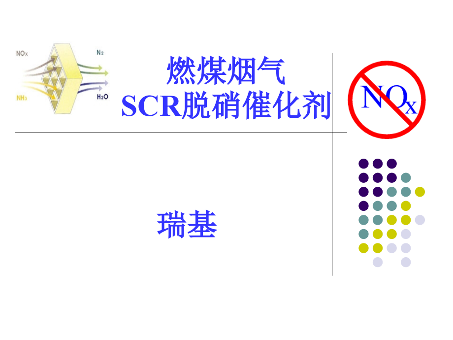 烟气脱硝系统催化剂(瑞基)讲解课件_第1页