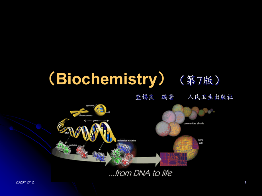 生物化学1绪论p-课件_第1页