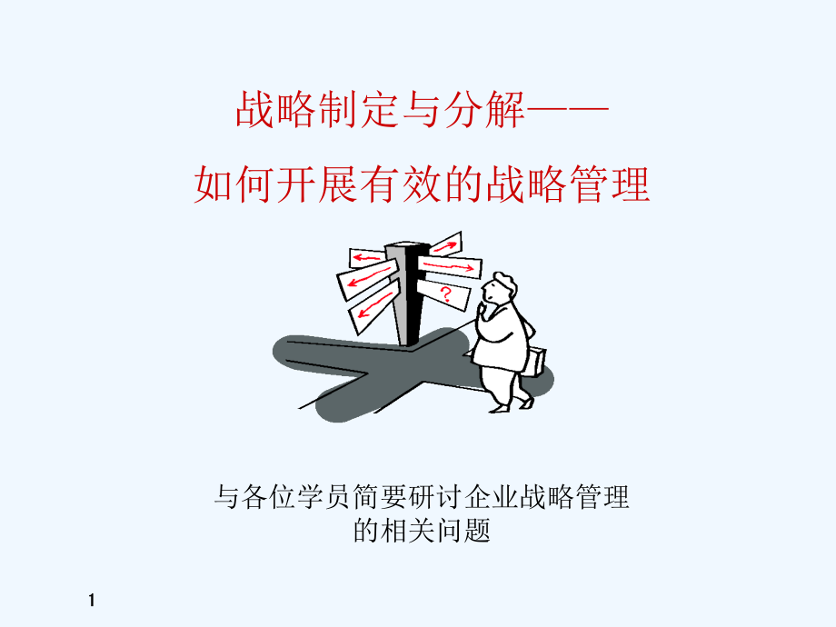 战略制定与分解——如何开展有效的战略管理课件_第1页