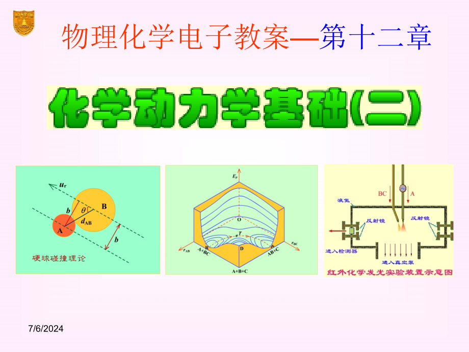 物理化学12章化学动力学基础(二)课件_第1页