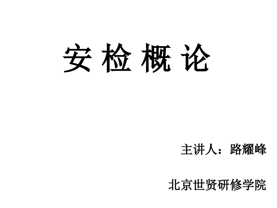 安检概论19章课件_第1页