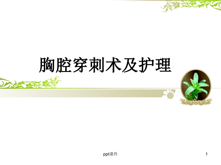 胸腔穿刺术及护理课件_第1页