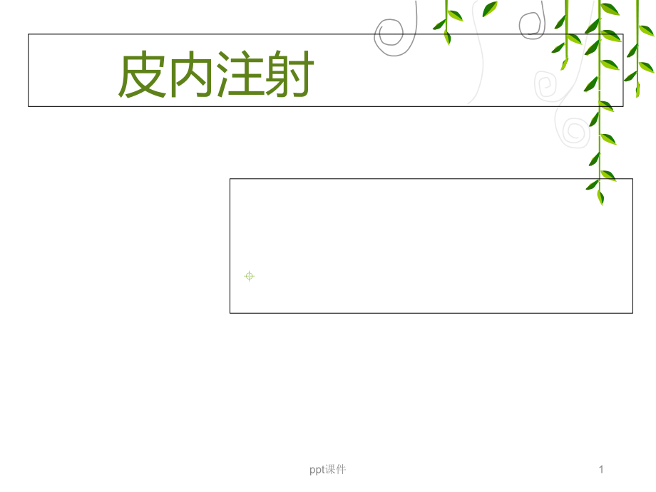 皮内注射--课件_第1页