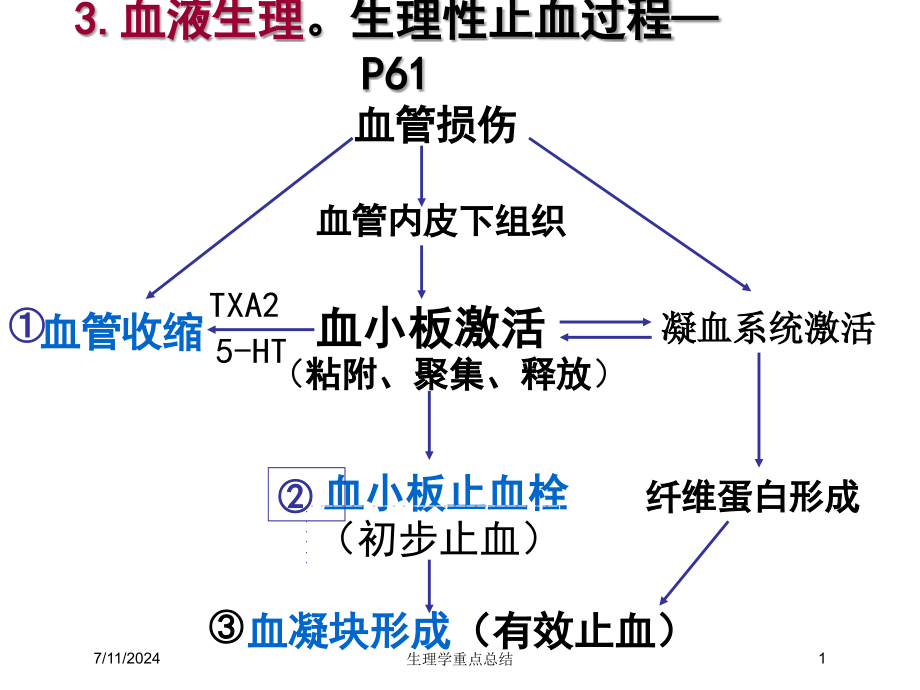 生理学重点总结培训课件_第1页