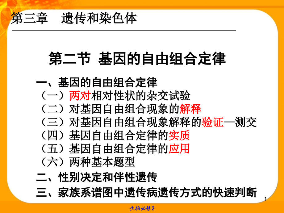 生二12基因的自由组合定律1苏教演示文稿课件_第1页