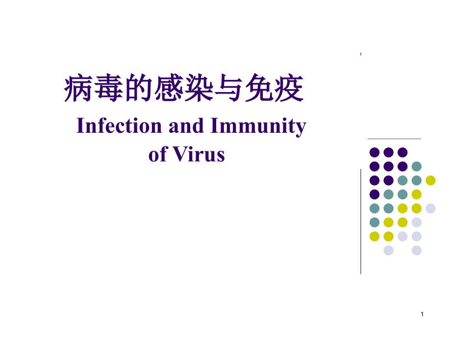 病毒的感染与免疫课件整理_第1页