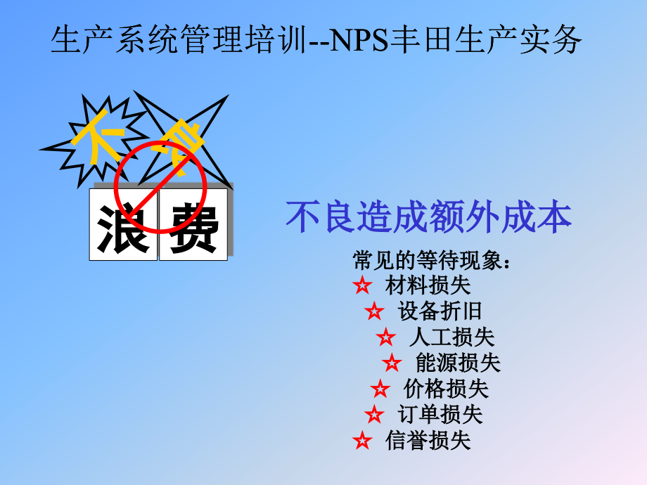 生产系统管理培训-nps丰田生产实务课件_第1页