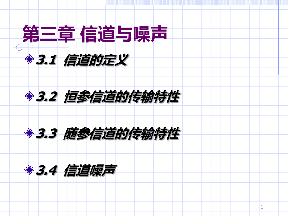 第三章-信道与噪声课件_第1页