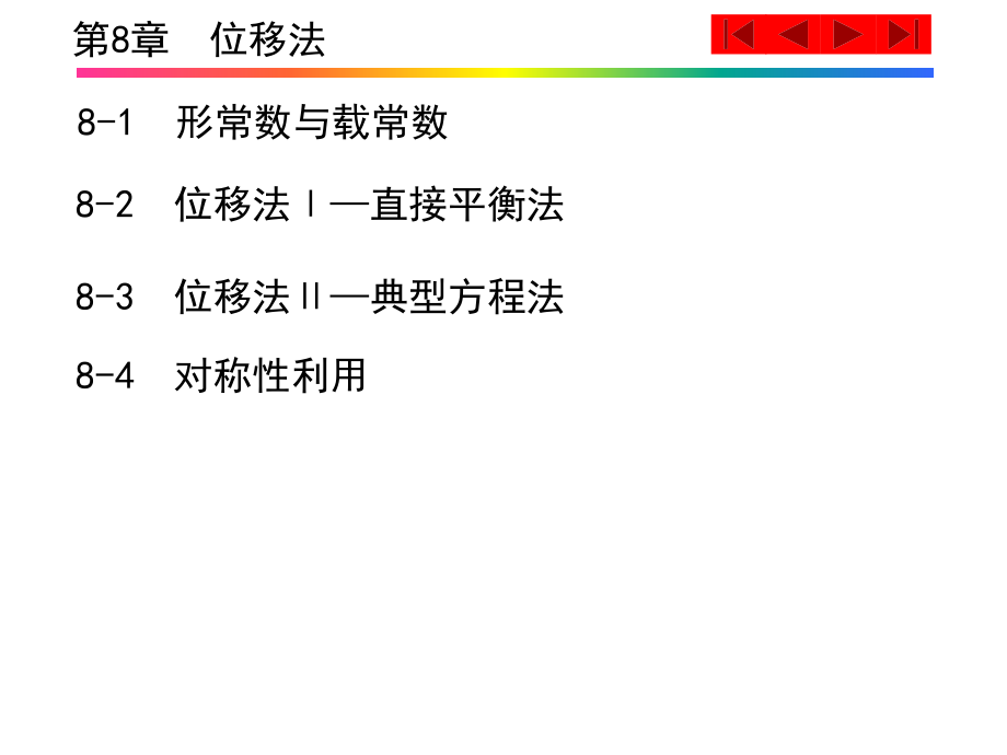 第8章--位移法--至诚课件_第1页