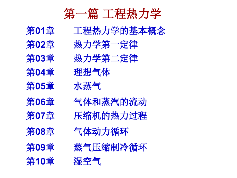 工程热力学ppt课件_第1页