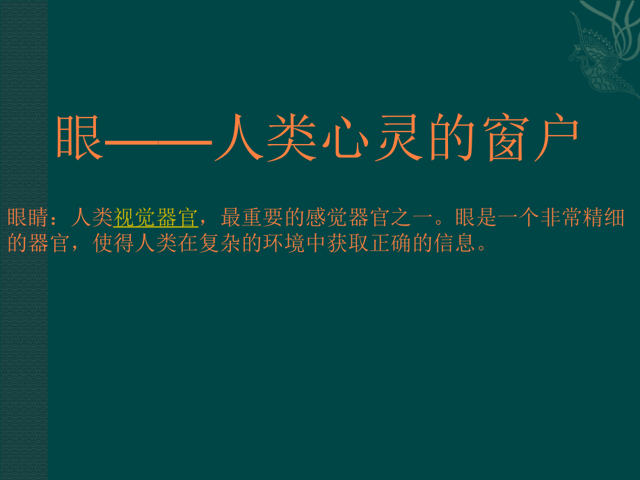 眼球解剖及生理课件_第1页