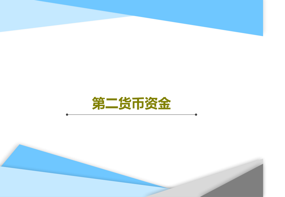 第二货币资金课件_第1页