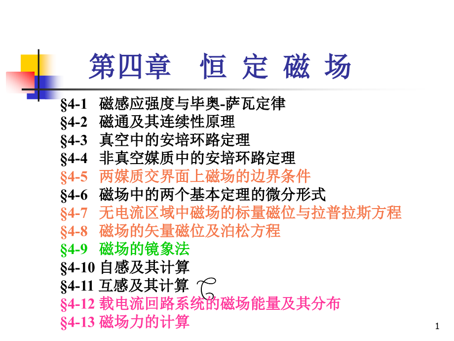 磁感应强度与毕奥-萨瓦定律课件_第1页