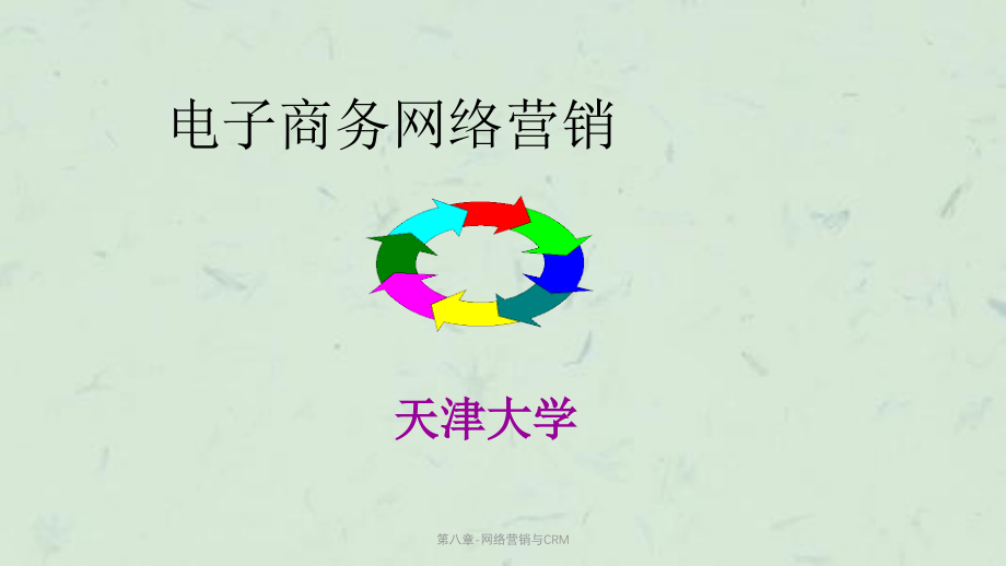 第八章-网络营销与CRM课件_第1页