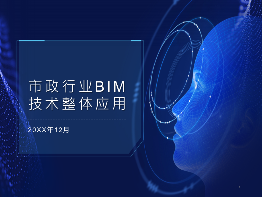 市政行业BIM技术整体应用课件_第1页