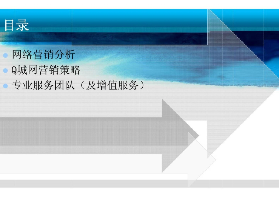 Q城网营销宣传案例课件_第1页