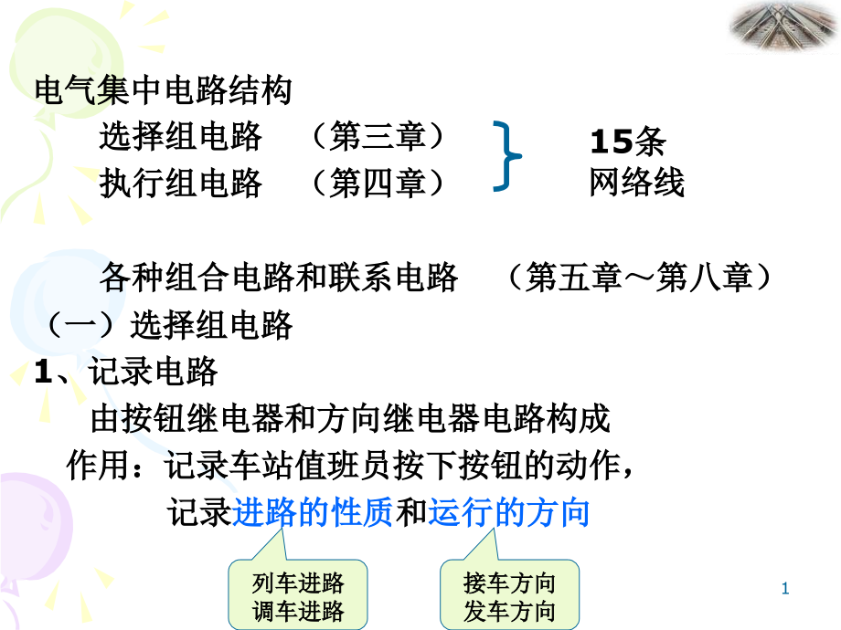 电气集中电路复习课件_第1页