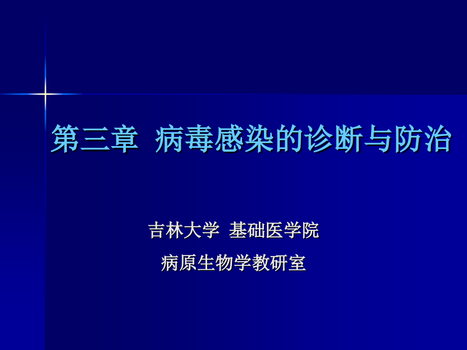 第三章病毒感染的诊断与防治课件_第1页