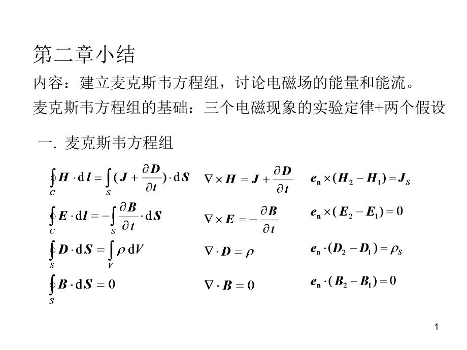 电磁场与电磁波电磁课件_第1页