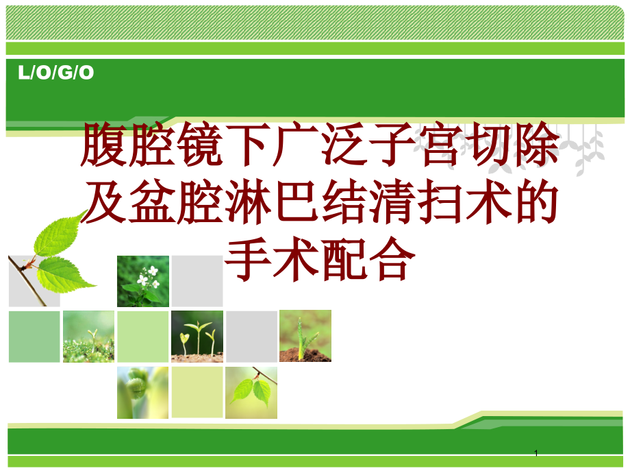 医学腹腔镜下广泛子宫切除及盆腔淋巴结清扫术的手术课件_第1页