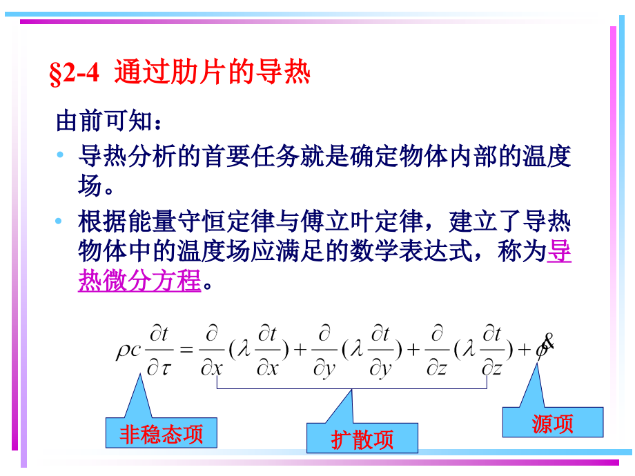 第二章--稳态导热-肋片-1课件_第1页