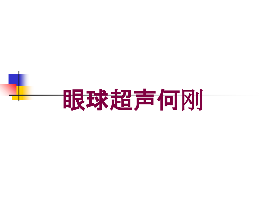 眼球超声何刚培训课件_第1页