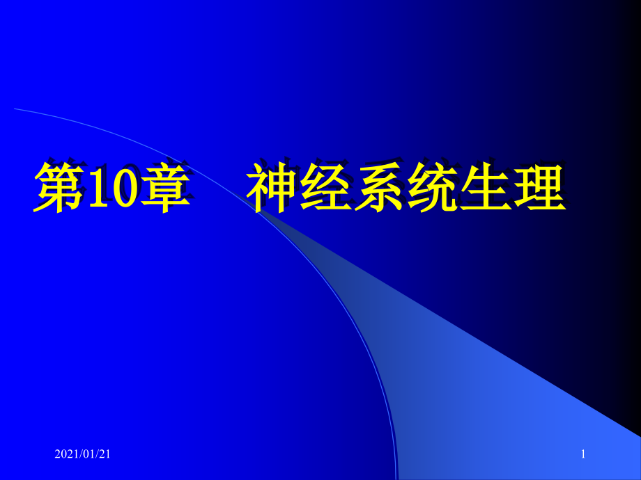 神经系统-人体解剖学教学课件_第1页