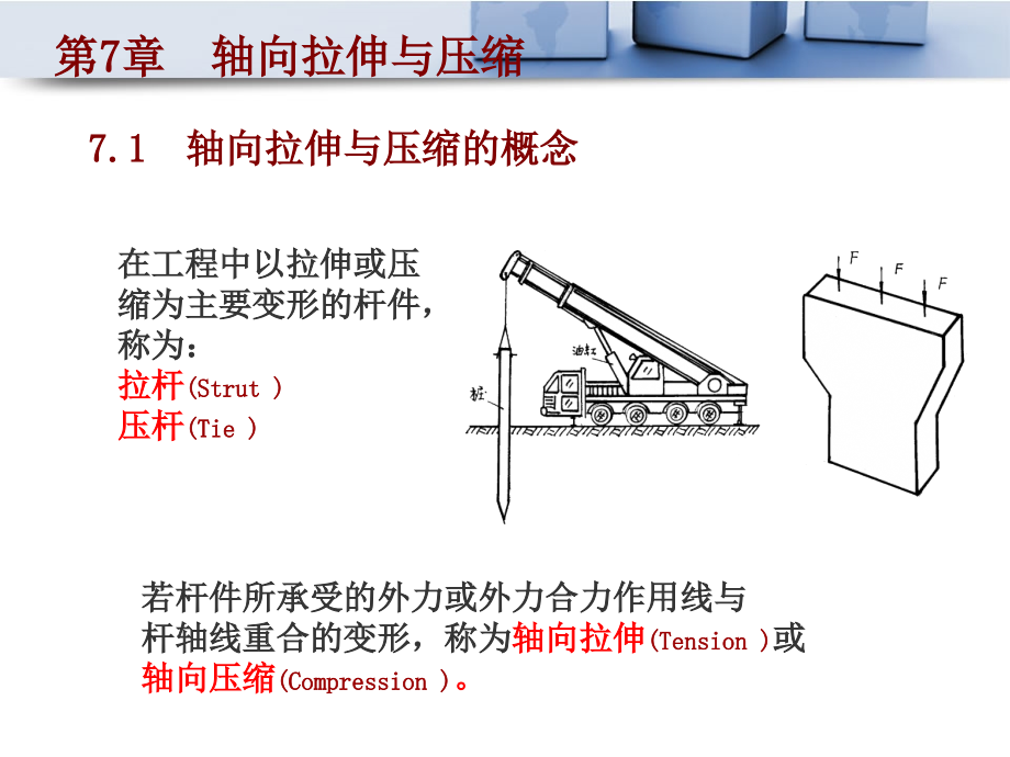 第七章--轴向拉伸与压缩课件_第1页