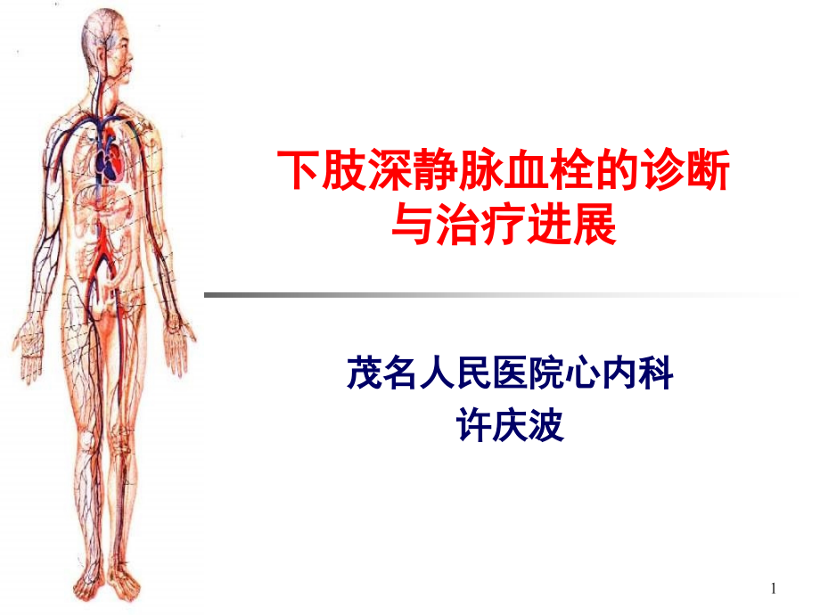 静脉血栓的诊断和治疗课件_第1页