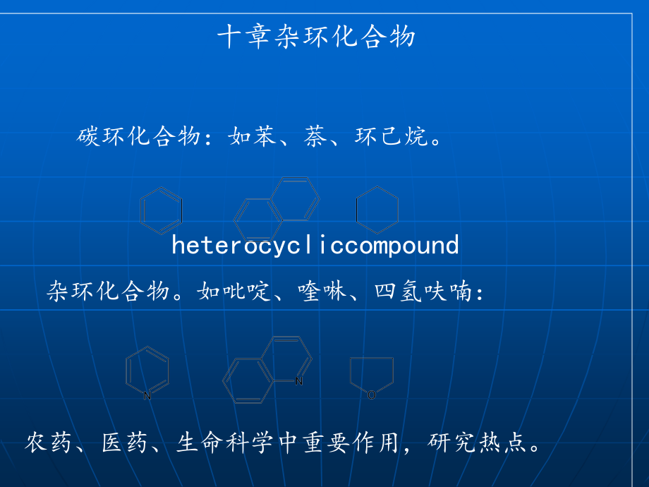 第二十章杂环化合物课件_第1页
