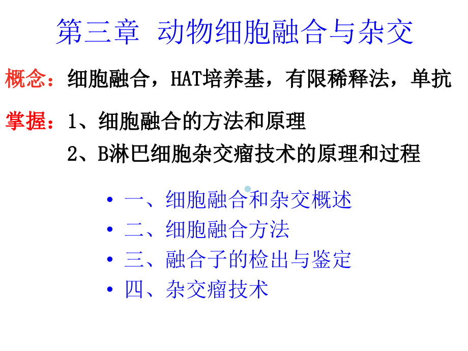 第三章动物细胞融合与杂交课件_第1页