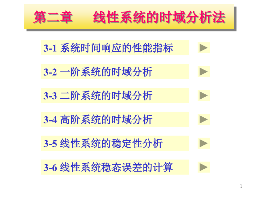 第二章线性系统的时域分析法课件_第1页