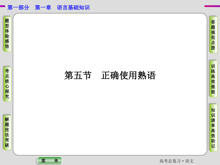 第一章第五节-正确使用熟语课件_第1页