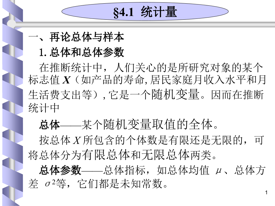 第4章参数估计教学课件_第1页